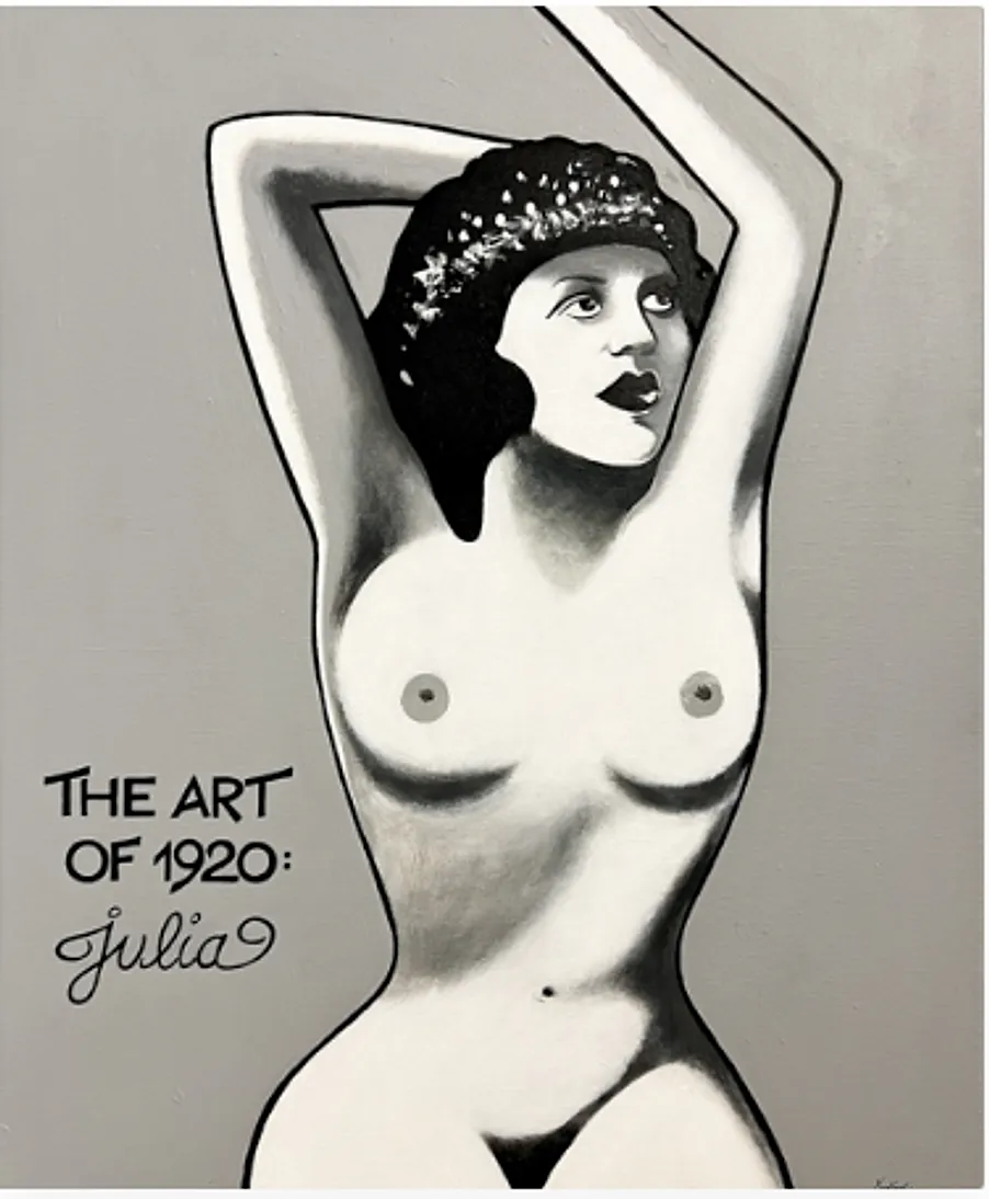 The Art of 1920: Julia, 2025, Akryl na plátně